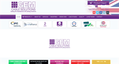 Desktop Screenshot of gemcable.co.uk