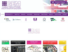 Tablet Screenshot of gemcable.co.uk